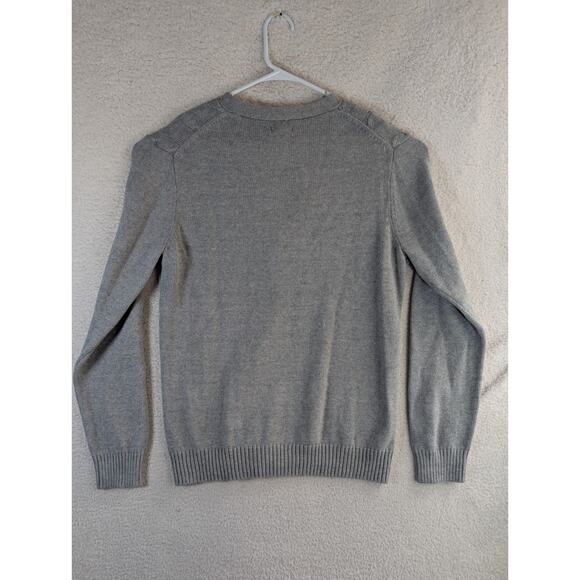 NEW Croft & Barrow Cardigan Mens Large Gray Signature Sweater Grandpa - Picture 2 of 16